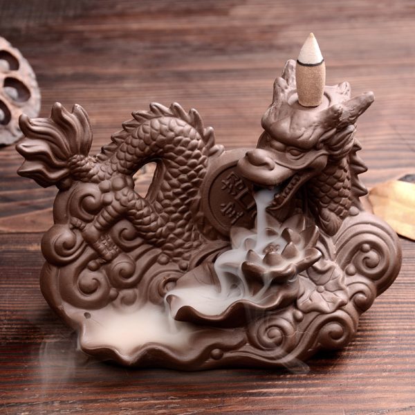 Lucky Dragon Backflow Incense Burner  1