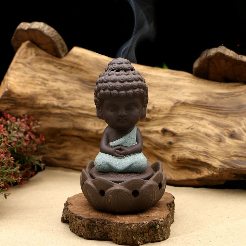 Lotus Buddha Coil Incense Burner