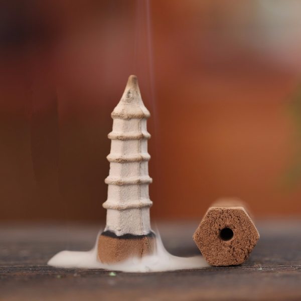 Box of 10 Tower Backflow Incense Cones  1