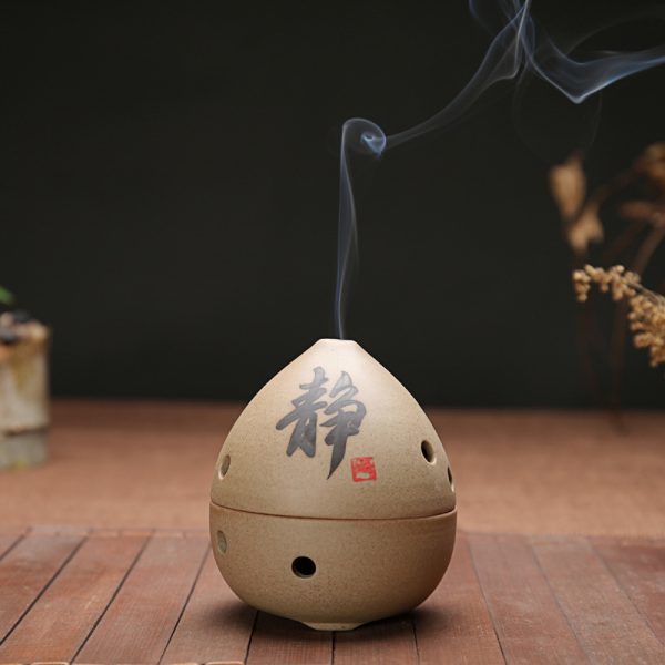 Ceramic Pottery Coil Incense Burner 1