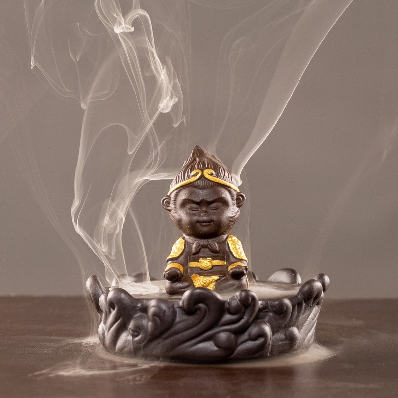 Monkey King Backflow Incense Burner