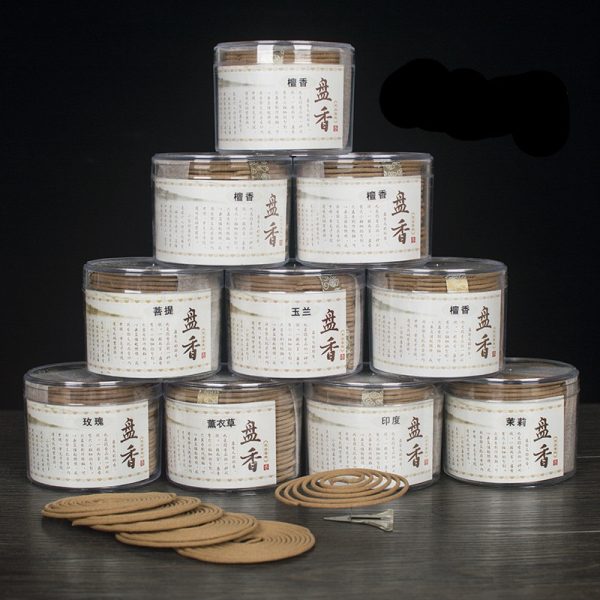 Natural Sandalwood Incense Coils (48 Count) 1