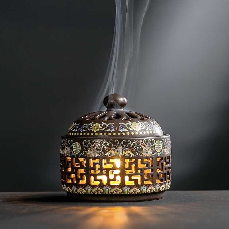 Holy Grail Ceramic LED Coil Incense Burner