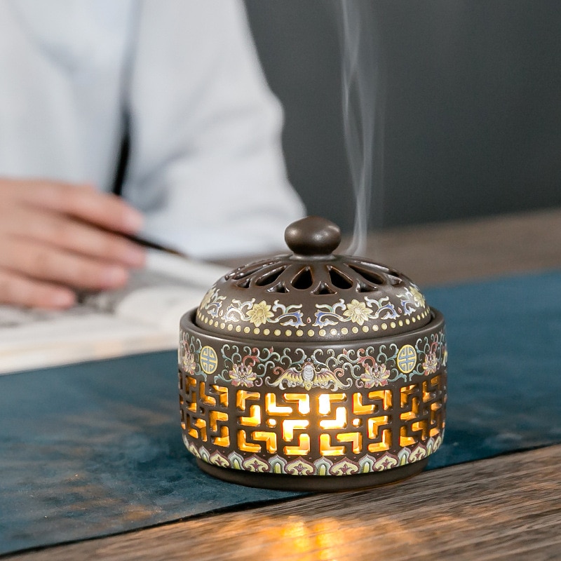 Holy Grail Ceramic LED Coil Incense Burner
