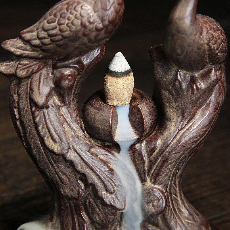 The Lucky Phoenix Backflow Incense Burner