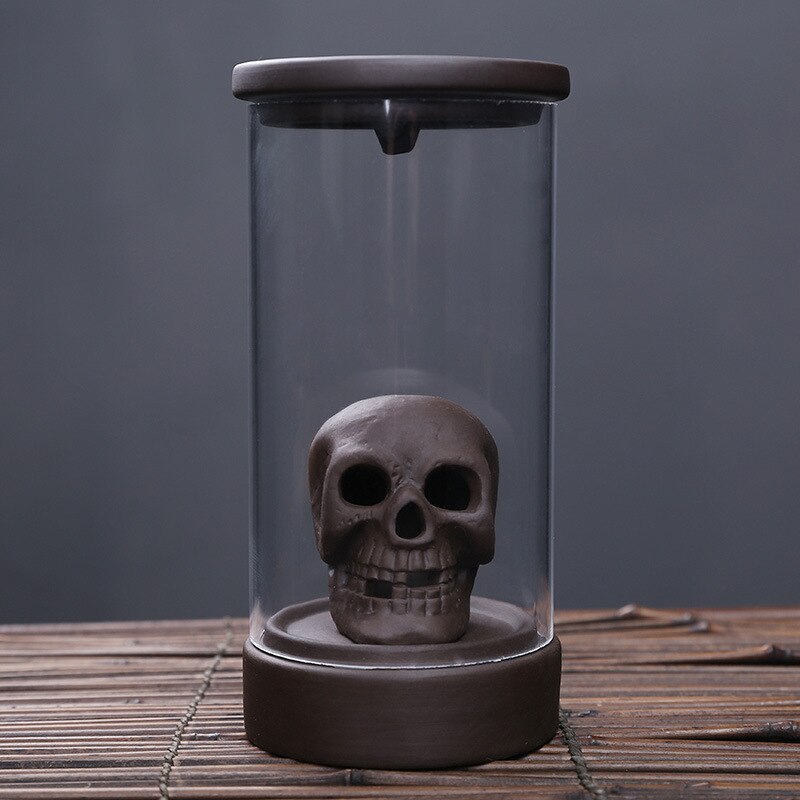 Skull LED Backflow Incense Burner